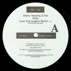 History / Q-Tee Afrika (Love And Laughter Remix) USED VINYL 12INCH 45 RPM