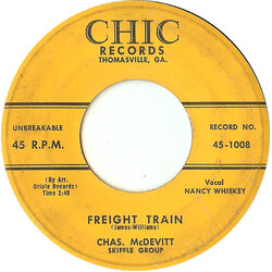 The Chas McDevitt Skiffle Group Freight Train Vinyl 7" USED