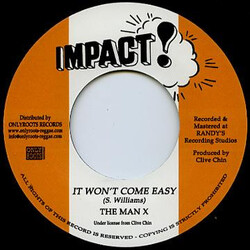 The Man X It Won't Come Easy USED VINYL 7INCH 45 RPM REISSUE STEREO