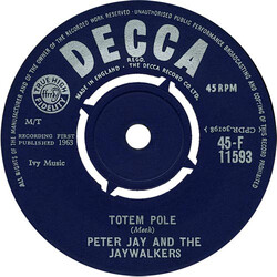 Peter Jay And The Jaywalkers Totem Pole USED VINYL 7INCH 45 RPM SINGLE