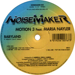 Motion 3 / Maria Nayler Babyland USED VINYL 12INCH