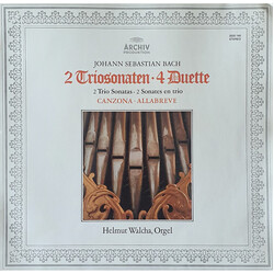 Johann Sebastian Bach / Helmut Walcha 2 Triosonaten ▪ 4 Duette / Canzona • Allabreve Vinyl LP USED