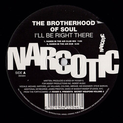 Brotherhood Of Soul I'll Be Right There USED VINYL 12INCH 33 S RPM