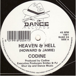 Codine Heaven & Hell / Holistic USED VINYL 12INCH 45 RPM