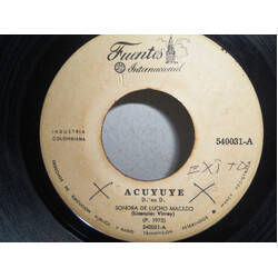 La Sonora De Lucho Macedo Acuyuye / La Viejita Voladora USED VINYL 7INCH 45 RPM SINGLE