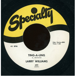 Larry Williams (3) Ting-A-Ling / Little School Girl Vinyl 7" USED