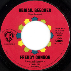 Freddy Cannon Abigail Beecher / All American Girl USED VINYL 7INCH 45 RPM SINGLE STYRENE
