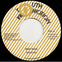 Branches (3) War Race USED VINYL 7INCH 45 RPM SINGLE LIMITED EDITION
