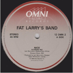 Fat Larry's Band Nice / Which One Should I Choose USED VINYL 12INCH 45 RPM