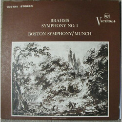 Johannes Brahms / Boston Symphony Orchestra / Charles Munch Symphony No. 1 In C Minor, Op. 68 Vinyl LP USED