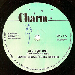 Dennis Brown / Leroy Sibbles All For One USED VINYL 12INCH 45 RPM