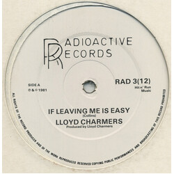 Lloyd Charmers If Leaving Me Is Easy VINYL 12" USED