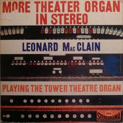Leonard MacClain More Theater Organ In Stereo Vinyl LP USED