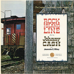 Johnny Cash / Jeannie C. Riley Rock Island Line Vinyl LP USED