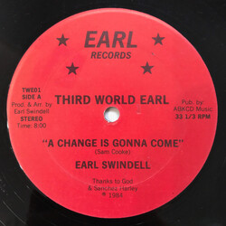 Earl Swindell A Change Is Gonna Come USED VINYL 12INCH 33 S RPM