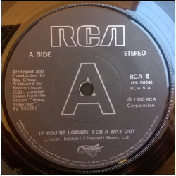 Odyssey (2) If You're Lookin' For A Way Out Vinyl 7" USED