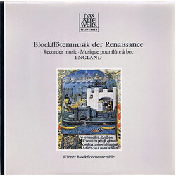 Wiener Blockflötenensemble Blockflötenmusik Der Renaissance (Recorder Music · Musique Pour Flûte À Bec) · England Vinyl LP USED