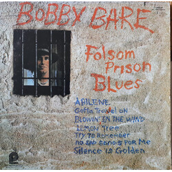 Bobby Bare Folsom Prison Blues Vinyl LP USED