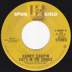 Harry Chapin Cat's In The Cradle / What Made America Famous? Vinyl 7" USED