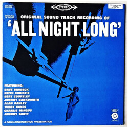Various Original Sound Track Recording Of 'All Night Long' Vinyl LP USED