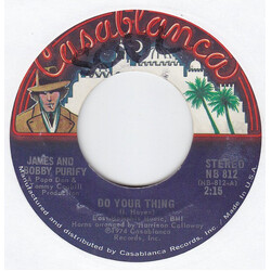 James & Bobby Purify Do Your Thing USED VINYL 7INCH 45 RPM STYRENE STEREO