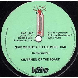 Chairmen Of The Board Give Me Just A Little More Time Vinyl 7" USED