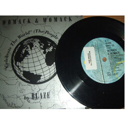 Womack & Womack Celebrate The World (The People Unite Remix) USED VINYL 7INCH 45 RPM SINGLE