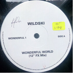 MC Wildski Wonderful World USED VINYL 12INCH 45 RPM MAXI-SINGLE