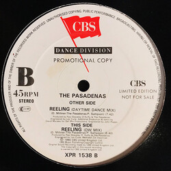 The Pasadenas Reeling USED VINYL 12INCH 45 RPM PROMO LIMITED EDITION