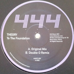 Theory (3) To The Foundation USED VINYL 12INCH 45 RPM