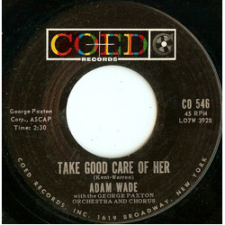Adam Wade (2) Take Good Care Of Her / Sleepy Time Gal USED VINYL 7INCH 45 RPM SINGLE