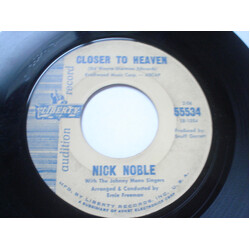 Nick Noble Closer To Heaven USED VINYL 7INCH 45 RPM SINGLE PROMO