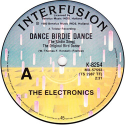De Electronica's Dance Birdie Dance USED VINYL 7INCH 45 RPM SINGLE