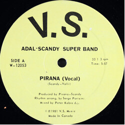 Adal-Scandy Super Band Pirana USED VINYL 12INCH 33 S RPM