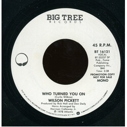 Wilson Pickett Who Turned You On USED VINYL 7INCH 45 RPM PROMO STEREO MONO