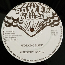 Gregory Isaacs Working Hard USED VINYL 12INCH SINGLE