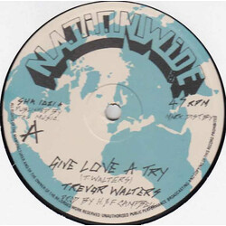 Trevor Walters / Ital Full Star Give Love A Try / Dubber Rock 81 Stylee USED VINYL 12INCH 45 RPM SINGLE
