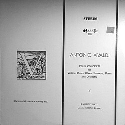 Antonio Vivaldi / Claudio Scimone / I Solisti Veneti Four Concerti Vinyl LP USED