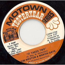 Kim Weston / Marvin Gaye It Takes Two Vinyl 7" USED