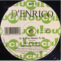 D'Enrico It Was Meant To Be USED VINYL 12INCH 33 S RPM