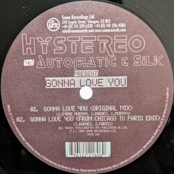 Hystereo / Automatic & Silk Gonna Love You USED VINYL 12INCH 33 S RPM