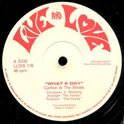 Carlton And The Shoes What A Day USED VINYL 12INCH 45 RPM