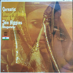 Jon B. Higgins Carnatic Music Of India Sung By Jon Higgins Bhagavatar Vinyl LP USED