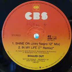 Souled Out In My Life USED VINYL 12INCH 45 RPM PROMO