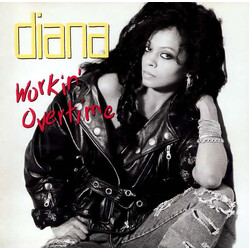 Diana Ross Workin' Overtime Vinyl LP USED