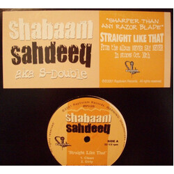 Shabaam Sahdeeq / S-Dub (3) Straight Like That USED VINYL 12INCH 33 S RPM