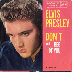 Elvis Presley / The Jordanaires Don't USED VINYL 7INCH 45 RPM SINGLE