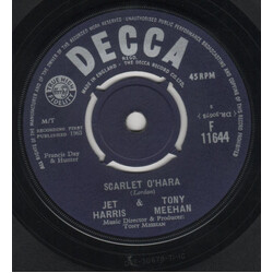 Jet Harris And Tony Meehan Scarlet O'Hara USED VINYL 7INCH SINGLE 45 RPM