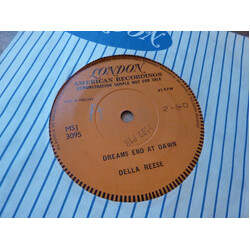 Della Reese Dreams End At Dawn USED VINYL 7INCH 45 RPM SINGLE SIDED PROMO