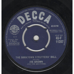 Joe Brown And The Bruvvers The Darktown Strutters' Ball USED VINYL 7INCH SINGLE 45 RPM